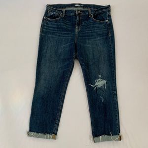 Old Navy Boyfriend Distressed Denim